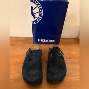 Suede Birkenstock Clogs (European size 41)